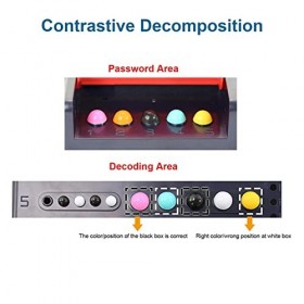 manguo Jeu de société Code Breaker, Jeu de stratégie de Puzzle de Cerveau denfants, Jeux à 2 Personnes pour Parents et Enfan