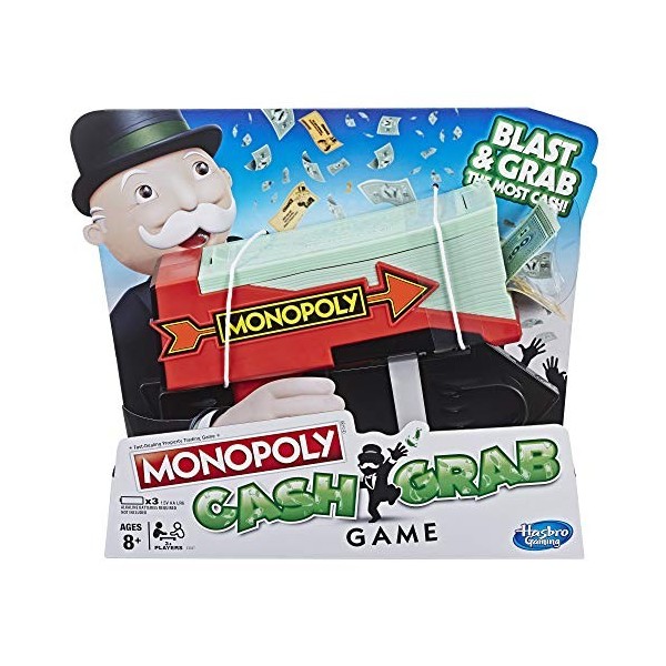 Monopoly E3037102 Cash dappui de jeu, Multicolore - version anglaise