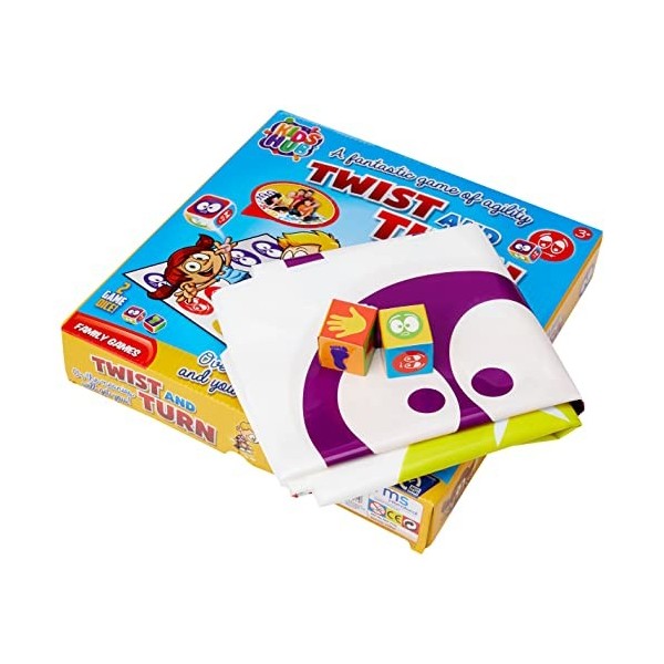 Games Hub Un ou Deux Jeux Grafix Twist and Turn, R65-3166, Multicolore, 31cm x 31cm x 7cm