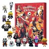 Wukesify Halloween Horror Figures Advent Calendar, lAven t Halloween Doll 2023 avec 24 Jouets Différents, Halloween Countdow