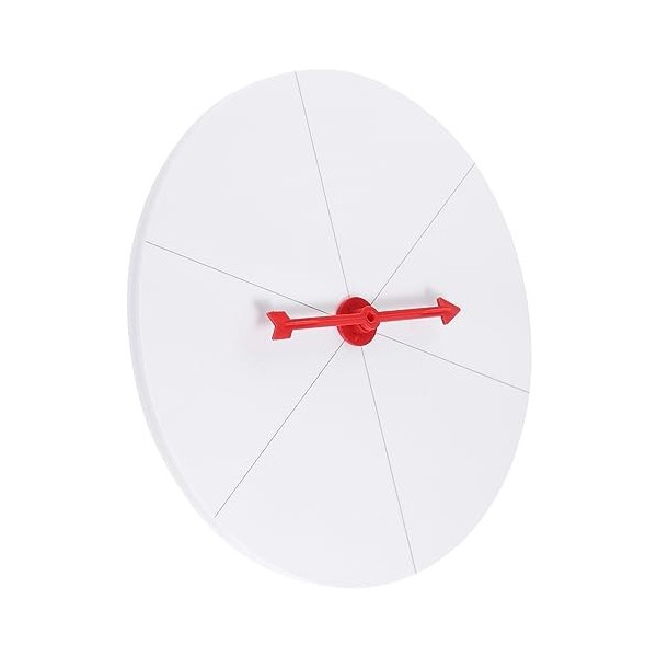 Abaodam Plateau Tournant Articles De Fête Roue De Jeu De Fête en Plastique Roue des Prix De Table Fortune Jeu De Société Roue