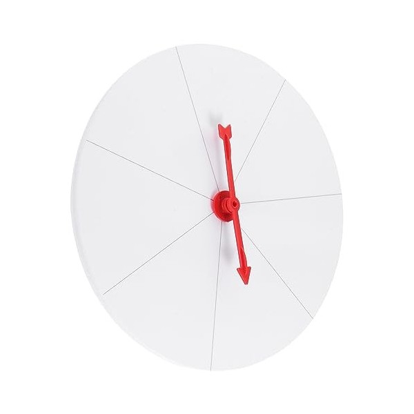 Abaodam Plateau Tournant Articles De Fête Roue De Jeu De Fête en Plastique Roue des Prix De Table Fortune Jeu De Société Roue