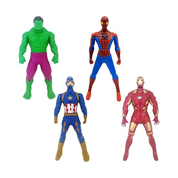 Avenger Figures, 4PCS Avenger Personnages Modèle Anime Figurine Animations Modèle Toy Character Model Doll Figurines Décorati