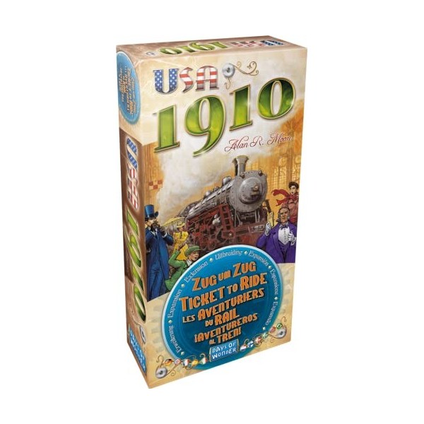 Zug um Zug - Erweiterung USA 1910: Familienspiel für 2-5 Spieler. Spieldauer ca. 40 Minuten