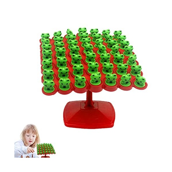 2 Pcs Grenouille de jouets de comptage déquilibre - Jeu de plateau déquilibre grenouille à deux joueurs - Frog Balance Toys