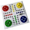 Spieltz Ludo - 51811 - Jeu de Voyage Ludo - Jeu à Rouler - Plan de Jeu sur Bâche de Camion - Lavable et Robuste