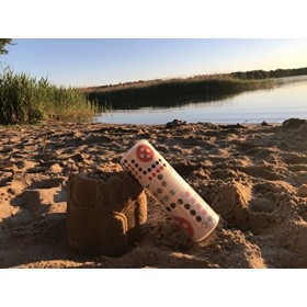 Spieltz Ludo - 51811 - Jeu de Voyage Ludo - Jeu à Rouler - Plan de Jeu sur Bâche de Camion - Lavable et Robuste