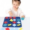 Lochimu Road Builder Game Logical Puzzle Road Builder Board Renusable Intelligence Brain Teasers Board Preschool Childre BS88