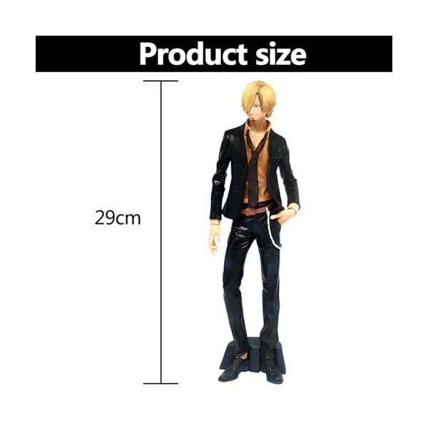 One Piece Figurine, One Piece Sanji Figure, 29 CM Anime Figure, Figurine Luffy Collectible Models Figures, Décoration de Tabl
