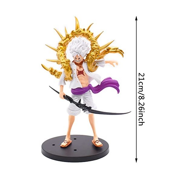 Anime Pirate King Figurine,Babioms populaire Anime Figurine Modèle Statue Anime Décoration Ornements Collection Animation Per