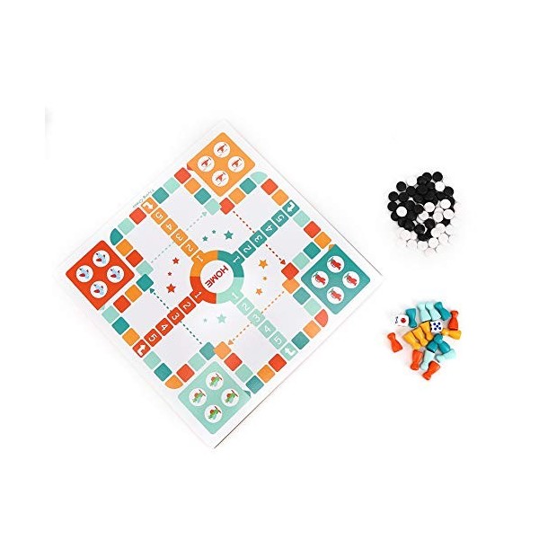 OKJHFD Mountain Imports Jeu Déchecs Magnétiques Volants Gomoku - Multifonctionnel - Éducatif - Jeu De Société Gobang en Bois