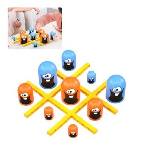 RMENGZHOUXI Jeu de société Classique Favorise linteraction Parent-Enfant Big Eat Small Gobble Game Favorise la pensée straté