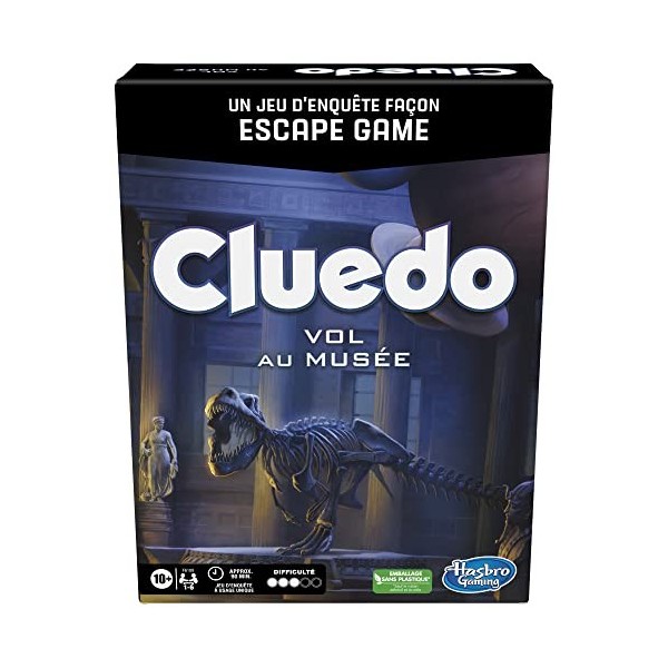 Hasbro Gaming - Cluedo Trahison Au Manoir Tudor, Jeu Denquête Façon Escape Game, Jeu De Plateau Familial, Dès 6 Ans, 1 Ã€ 6 