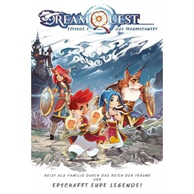 Space Cow | DreamQuest | Jeu denfant | Storytelling | 2 Joueurs | À partir de 6 Ans | 30 Minutes | Allemand