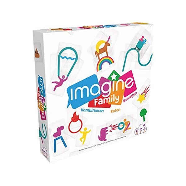 Cocktail Games Asmodee Imagine Jeu Familial Allemand Multicolore, Coloré. COGD0007