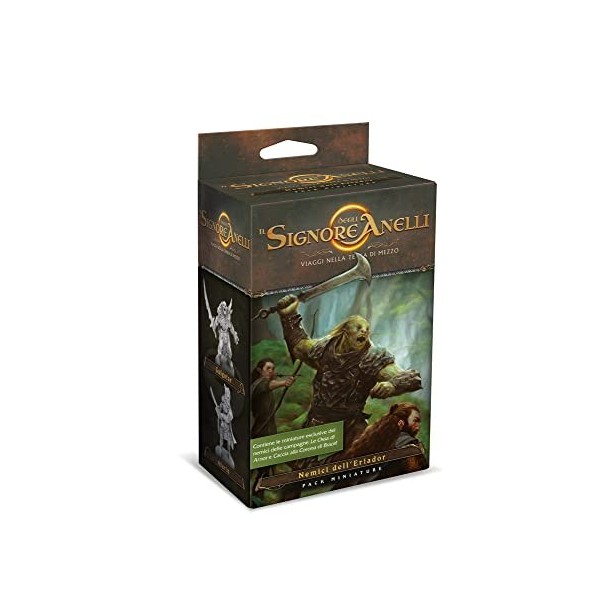 Asmodee- Lord of The Rings Il_Signore_Degli_anelli Le Seigneur des Anneaux, Voyage dans la Terre de Milieu Expansion Ennemis 