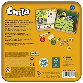 Cayro - Guépard - + 6 Ans - Ingéniosité - Compétence et Plaisir - Jeu de société pour Enfants et Adultes - Apprendre Les Mots