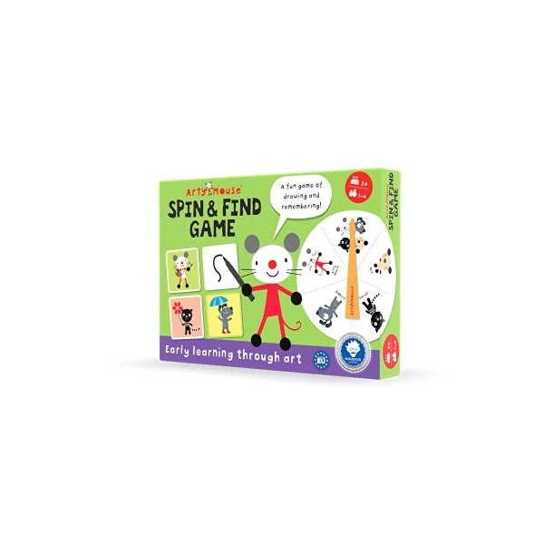 Value Add Games Arty Mouse | Apprentissage précoce par lart | Jouet éducatif pour enfants | Jeux préscolaires | compétences 