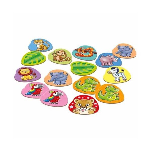 Orchard Toys Jumble Jungle Game, A Fun First Matching Educational Game for Kids Age 2-5.