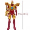 OBLRXM Figurine Iron-Man, Avengers Film Titan Iron-Man, Iron-Man Action Figur, Figurine de Collection Iron-Man de 28 cm, Desi