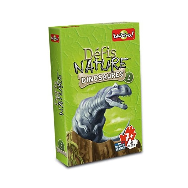 BIOVIVA - Défis Nature - Dinosaures 3 - Jeu de société ludique dès 7 ans - 3280129