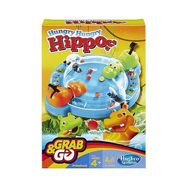 Elefun & Friends Hungry Hungry Hippopotames Grab & Go Jeu de 2 hippopotames