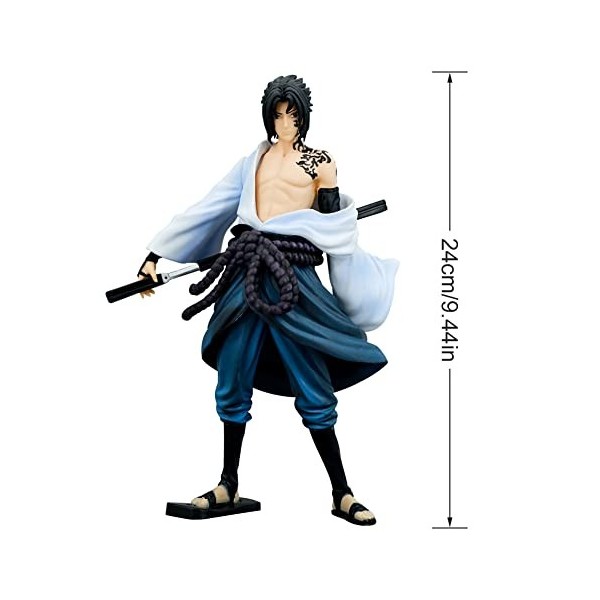 Uchiha Sasuke Figurine Action Sasuke Figure Décoration et Ornements de Collection Figure dAnime Jouets Personnage Modèle Déc