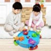 ORTUH Grenouille affamée | société Unique Homeschool Kindergarten Eating Beads - Jeu compétitif Familial Jeu préscolaire pour