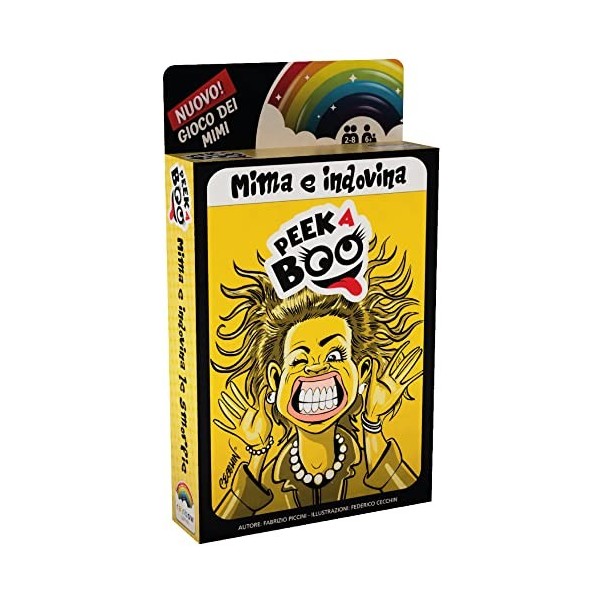 Rainbow Games - Peek a Boo - Jeu des Mimi - Jeu de société pour la famille - Enfants à partir de 6 ans - Jeu de cartes portab