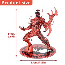 IFHDO Super Hero Series Figurine Jouet Venom, Venom Figurine, Figurine de Collection Venom de 17 cm Modèle Statue Jouets Desk