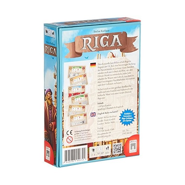 OSTIA-Spiele GbR Ostri001 Riga Handelsnetz der Macht Jeu de société