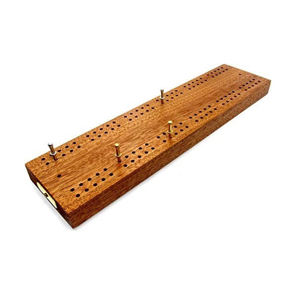 Planche de cribbage britannique en bois dur – 30 cm