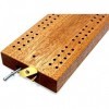 Planche de cribbage britannique en bois dur – 30 cm