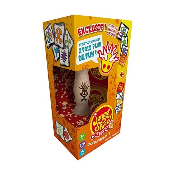 Zygomatic - Jungle Speed Classique - Jeu de Rapidité pour Enfants dès 7 ans - Jeu de Société et dAmbiance - 2 à 10 Joueurs -