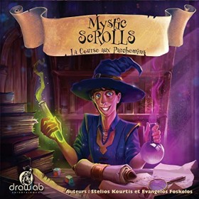 Drawlab Entertainment | Mystic ScROLLS | Jeu de société | À partir de 12 ans | 2 à 4 joueurs | 15 minutes