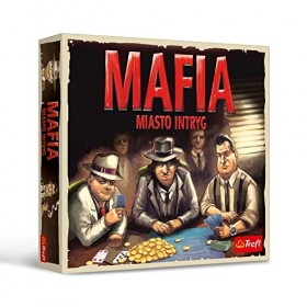 Trefl - Mafia - Cité dintrigue - Jeu de société, Nouvelle Image du Jeu culte, Mafia et Citizen, Jeu Traditionnel pour 9 à 19