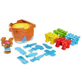 TOMY - Hissez O Pirates Jeux de Société pour Enfants T72868, Jouet Enfant 4 ans, Jeu dÉquilibre Multicolore pour Groupes, 