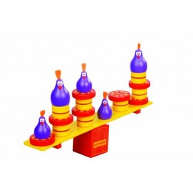 Blue Orange Jeu De Poussin Chickyboom, Multicolore