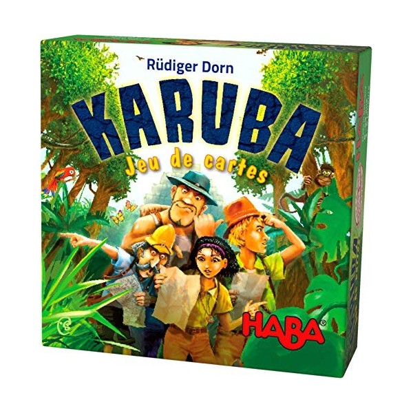 HABA- Karuba – Jeu de Cartes, 303475, Coloré