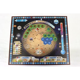 Ghenos Games- Terraforming Mars Extension Hellas & Elysium, TMHE, multicolore version italienne 