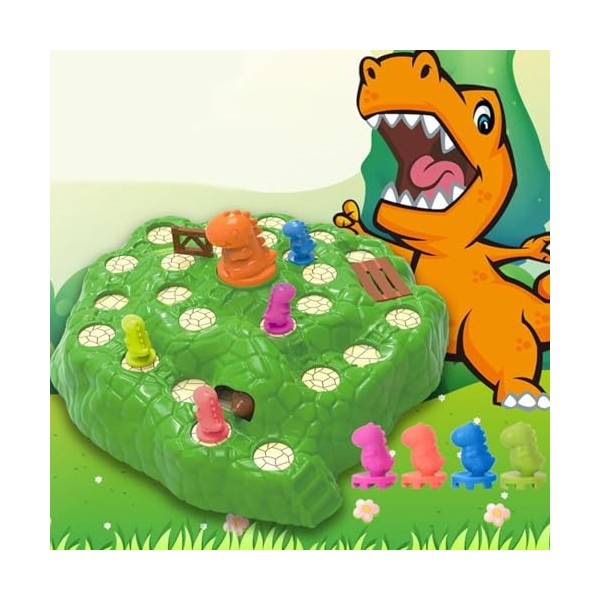 Jeux de société familiaux,Jeu dévasion interactif, plateau de table de dinosaure, jouet amusant - Jouets dactivité de dével