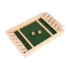 Paowsietiviity Shut The Box Game – Jeu de dés en bois à 12 chiffres, jeu familial traditionnel, style 3