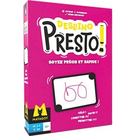Matagot, Dessino Presto, Jeu de société, Jeu famille, A partir de 10 ans, 3 à 7 joueurs, 20 min