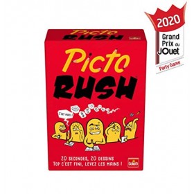 Goliath - Picto Rush - Jeu de Société avec Plateau - Sauras-tu Reconnaître Ton Dessin - Jeu de Dessin - A Jouer en Famille ou