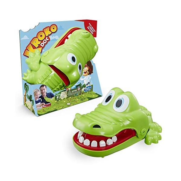 Hasbro Gaming Croc Dentiste - Jeu de société pour Les Petits - Jeu Fun -4 Ans et Plus- Version française