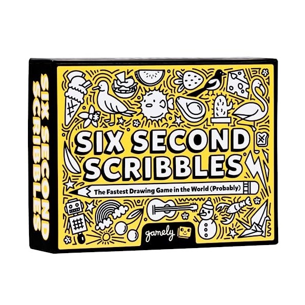 Gribouillis Chrono : Le Jeu de Dessin vivement frénétique et assurément drôle | Un Jeu de société Qui se Joue en Famille, pou