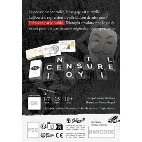 Blackrock Games DICTOPIA - Jeu de société - Jeu dambiance - Jeu de Lettres & de rapidité - Jeu compétitif - SUBVERTI