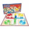 Toyland® Jeu Ludo 20 pièces avec Plateau Pliable et boîte de Rangement - Jeux de société familiaux Traditionnels - 3 Ans et P