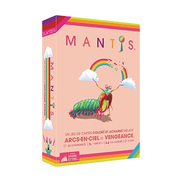 Exploding Kittens - Asmodee - Mantis - Jeux de société - Jeux de cartes - Jeux dambiance - Jeux adultes et enfants à partir 