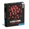 Clementoni - 16637 - La CASA de Papel/Money Heist - Behind The Mask - Jeu de Plateau ludique - Jeu de société Famille - de 2 